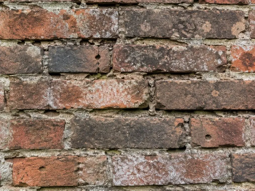 Before repointing: full front elevation repoint